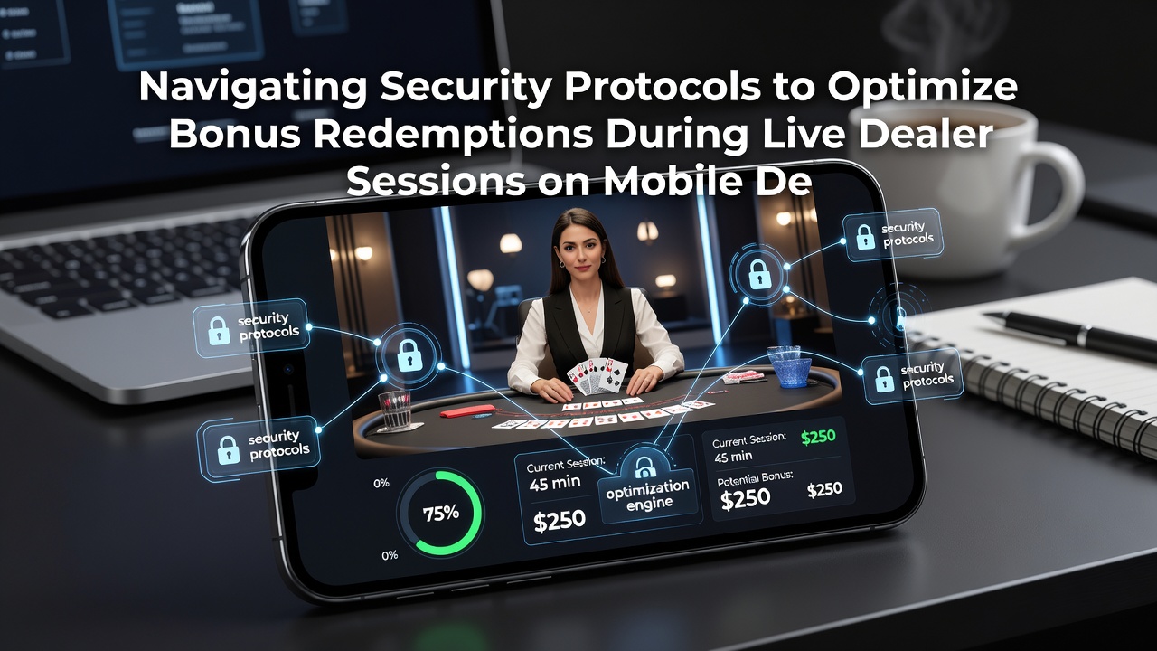 Close-up of mobile screen showing secure bonus redemption confirmation during live dealer play